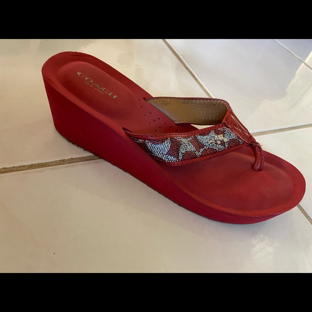 COACH flip flops